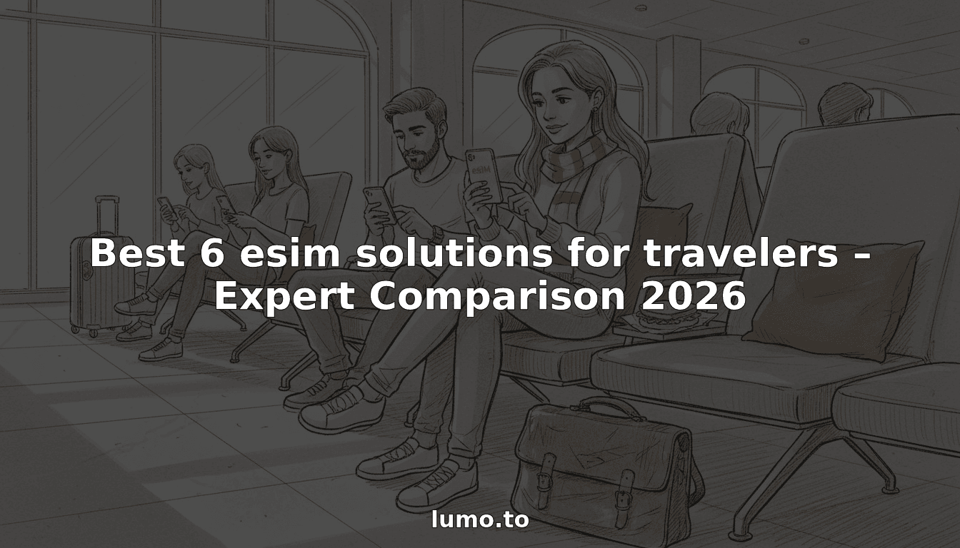 Best 6 eSIM solutions for travelers – Expert Comparison 2026