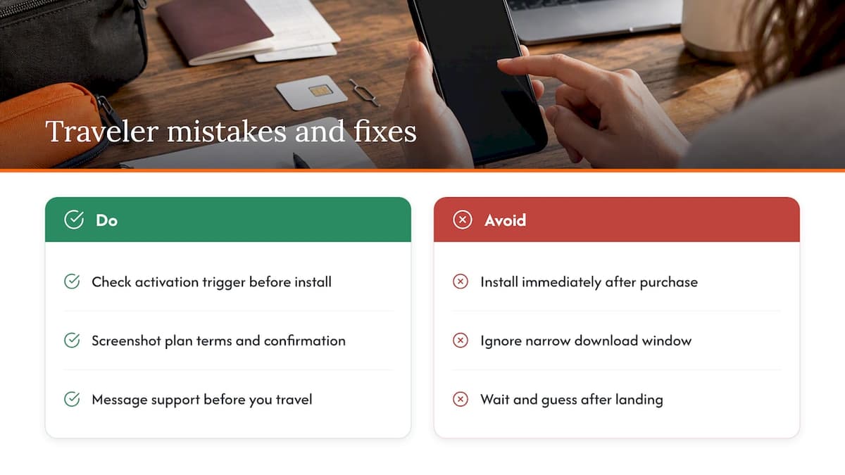A Note on the Mistakes Travelers Keep Making — overview diagram